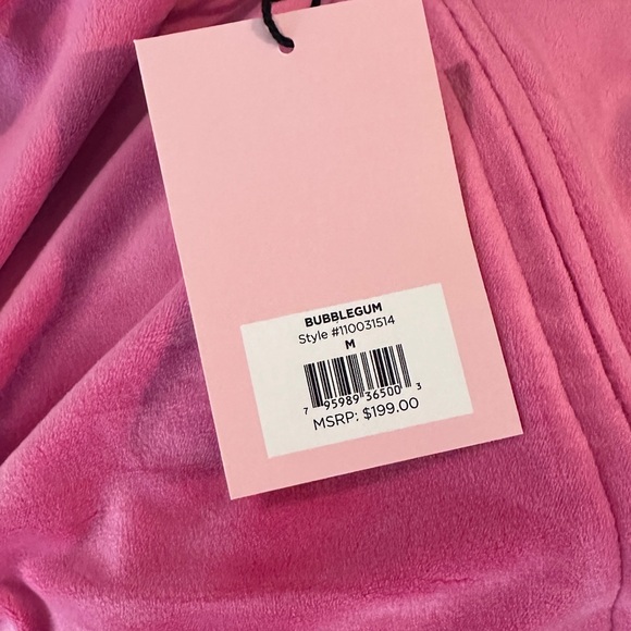 Juicy Couture Pink Velour Tracksuit Set NWT Bubblegum - Picture 7 of 7